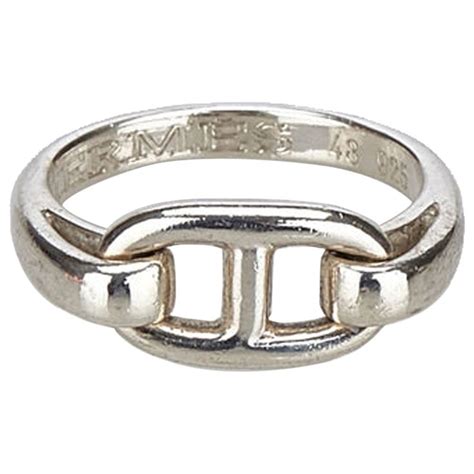 bague chaine argent hermes|bagues hermes france.